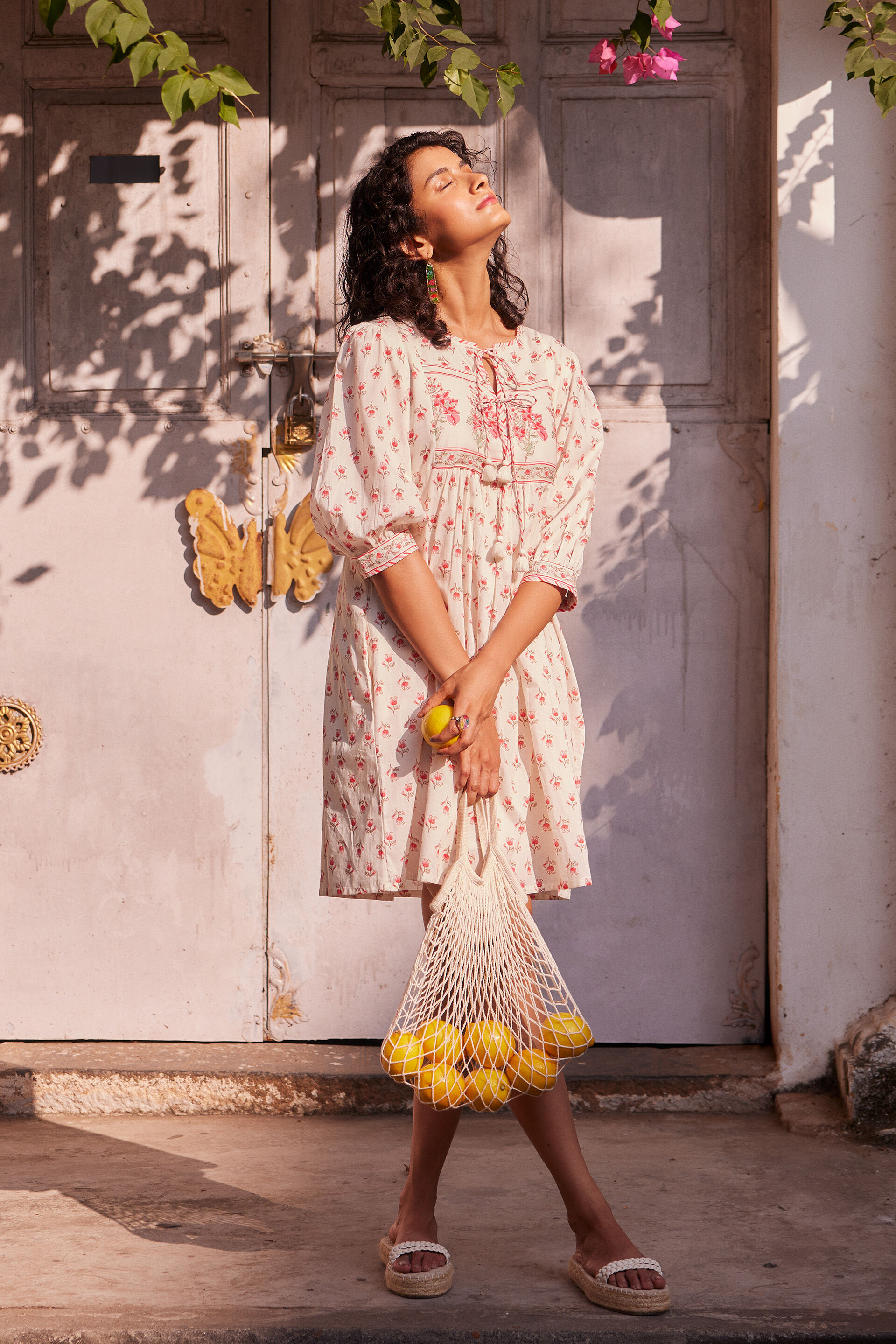 Dilruba Dress, Off White, image 2